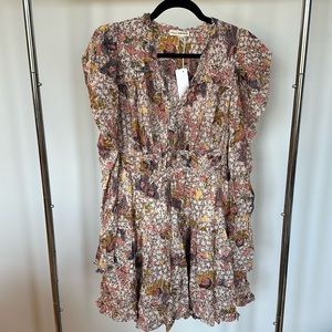 Ulla Johnson Julie Long Sleeve Mini Dress